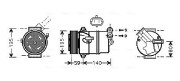 OLAK446 Kompresor, klimatizace AVA QUALITY COOLING