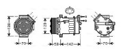 OLAK448 Kompresor, klimatizace AVA QUALITY COOLING