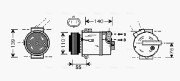 OLAK451 Kompresor, klimatizace AVA QUALITY COOLING