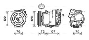 OLAK595 Kompresor, klimatizace AVA QUALITY COOLING