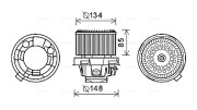 PE8374 vnitřní ventilátor AVA QUALITY COOLING