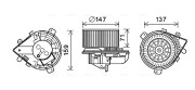 PE8379 vnitřní ventilátor AVA QUALITY COOLING