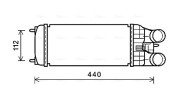 PEA4361 Chladič turba AVA QUALITY COOLING