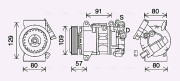 PEAK407 Kompresor, klimatizace AVA QUALITY COOLING