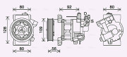 PEAK418 Kompresor, klimatizace AVA QUALITY COOLING