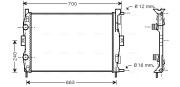 RT2306 Chladič, chlazení motoru AVA QUALITY COOLING