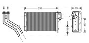 RT6227 Výměník tepla, vnitřní vytápění AVA QUALITY COOLING