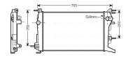 RTA2460 Chladič, chlazení motoru AVA QUALITY COOLING