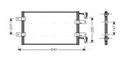 RTA5314 Kondenzátor, klimatizace AVA QUALITY COOLING