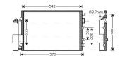 RTA5340D Kondenzátor, klimatizace AVA QUALITY COOLING