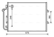 RTA5454 Kondenzátor, klimatizace AVA QUALITY COOLING