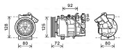 RTK489 Kompresor, klimatizace AVA QUALITY COOLING