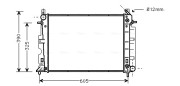 SB2027 Chladič, chlazení motoru AVA QUALITY COOLING