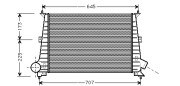 SBA4047 Chladič turba AVA QUALITY COOLING