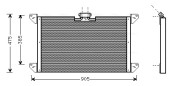 SC5009 Kondenzátor, klimatizace AVA QUALITY COOLING