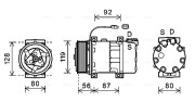 SCAK033 Kompresor, klimatizace AVA QUALITY COOLING