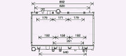 SU2113 Chladič, chlazení motoru AVA QUALITY COOLING