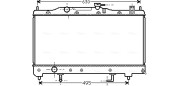 TO2238 Chladič, chlazení motoru AVA QUALITY COOLING
