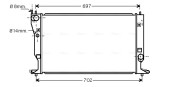 TO2399 Chladič, chlazení motoru AVA QUALITY COOLING