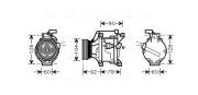 TOAK446 Kompresor, klimatizace AVA QUALITY COOLING