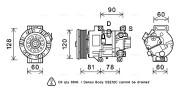 TOAK581 Kompresor, klimatizace AVA QUALITY COOLING