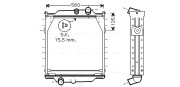 VL2045 Chladič, chlazení motoru AVA QUALITY COOLING