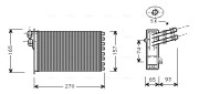 VN6173 Výměník tepla, vnitřní vytápění AVA QUALITY COOLING