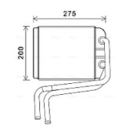 VN6378 Výměník tepla, vnitřní vytápění AVA QUALITY COOLING