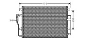 VNA5277D Kondenzátor, klimatizace AVA QUALITY COOLING