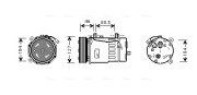 VNAK050 Kompresor, klimatizace AVA QUALITY COOLING