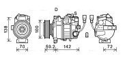 VNK385 Kompresor, klimatizace AVA QUALITY COOLING