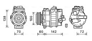 VNK386 Kompresor, klimatizace AVA QUALITY COOLING