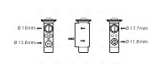 VO1162 Expanzní ventil, klimatizace AVA QUALITY COOLING