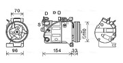 VOK183 Kompresor, klimatizace AVA QUALITY COOLING