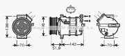 ALK112 Kompresor, klimatizace AVA QUALITY COOLING