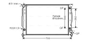 AIA2111 Chladič, chlazení motoru AVA QUALITY COOLING