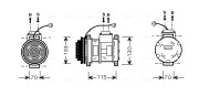 BWK065 Kompresor, klimatizace AVA QUALITY COOLING