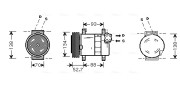 FTK088 Kompresor, klimatizace AVA QUALITY COOLING