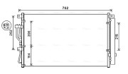 HY5394D Kondenzátor, klimatizace AVA QUALITY COOLING
