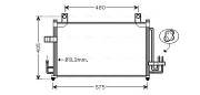 KA5068D Kondenzátor, klimatizace AVA QUALITY COOLING