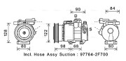 KAK192 Kompresor, klimatizace AVA QUALITY COOLING