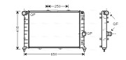 LC2079 Chladič, chlazení motoru AVA QUALITY COOLING
