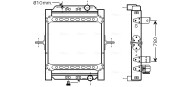 RE2073 Chladič, chlazení motoru AVA QUALITY COOLING