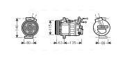 RTK485 Kompresor, klimatizace AVA QUALITY COOLING