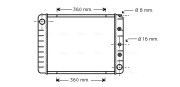 VO2039 Chladič, chlazení motoru AVA QUALITY COOLING