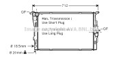 BW2292 Chladič, chlazení motoru AVA QUALITY COOLING
