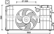 CN7548 Větrák, chlazení motoru AVA QUALITY COOLING
