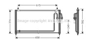 DN5200 Kondenzátor, klimatizace AVA QUALITY COOLING