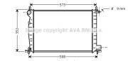 FDA2224 Chladič, chlazení motoru AVA QUALITY COOLING