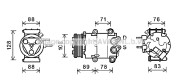 FDK571 Kompresor, klimatizace AVA QUALITY COOLING